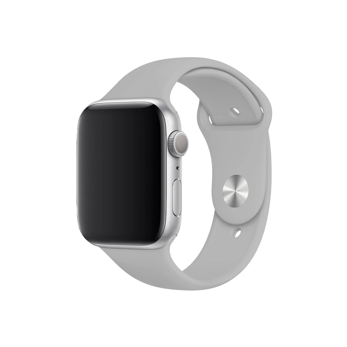 Apple Watch Uyumlu Gri Silikon Kordon